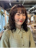 デザインパーマウルフパーマ韓国風パーマ