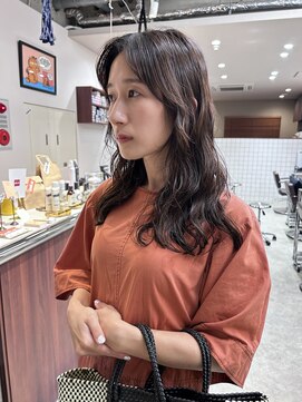 ルックアット(Look at) 【Look at】20代30代40代ウェーブミディアムデジタルパーマ