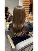 秋先取りつやつやマロンベージュ