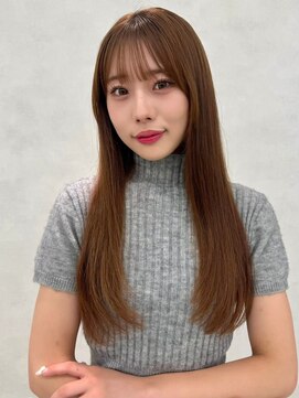 エジョン 三鷹店(Aejon) レイヤーロング/ヘルシースタイル/韓国ヘア/ベビーピンク/吉祥寺