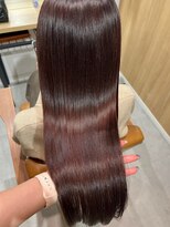 テラスヘア 三条(TERRACEhair) 髪質改善艶カラー【カシスレッド】