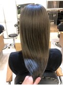 髪質改善＊ロングレイヤーグレーベージュ＊美髪【Zina船橋】