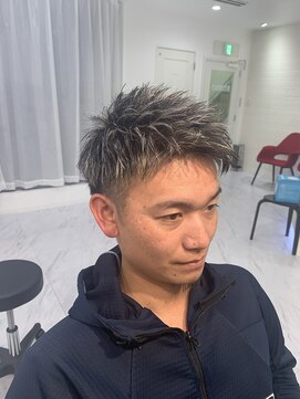 ランソ(RUNSO) スパイキーショート/ホワイトハイライト