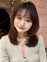 ルームバイシー 新宿(Loom. by Sea)&nbsp;〇イメチェン×ミディアムレイヤー【美髪/ワイドバング】