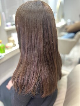 アオ 花咲町(a-o) ピンクツヤ髪ナチュラルストレート♪