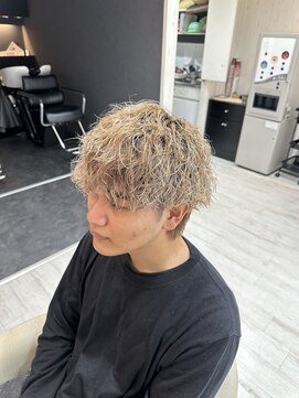 ソワン ドゥ ブレス 立花店(soin de brace) ブリーチパーマシャドウパーマメンズパーマケアパーマ