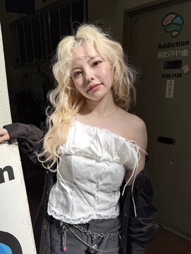 天神美容室 【KASUMI天神美容室】ハイトーン×ロングレイヤー