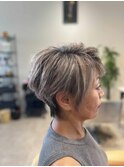 アシンメトリーショート