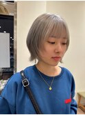 【かほ】ハイトーン×ホワイトシルバー