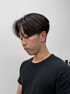 ソソ(soso) メンズセンターパート/フェザーパーマ/横浜