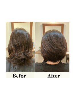 【豊明/40代/50代】貴方の髪の状態に合わせてベストをご提案♪髪の芯から補修して毛先まで潤う艶美ヘアに☆