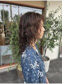 ウルフくるくるパーマ