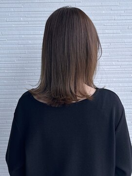 アパートメントヘアー 髪質改善ヘアカラー/佐賀/ミルクティブラウン