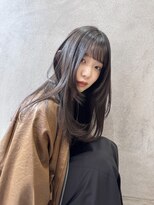 シアー(siar)&nbsp;フェイスレイヤー　レイヤーカット　カチモリ　ロングヘア　韓国