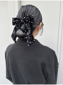 シニヨンアレンジ