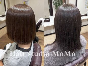 ヘアースタジオ モモ(Hair studio MoMo)の写真/【当日予約OK/駐車場◎】骨格に合わせたご提案!今までで最も似合うスタイルをぜひ体験してください♪