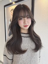 ヴィア 京都烏丸(Via) アッシュ レイヤーカット 韓国ヘア ロング 髪質改善 烏丸