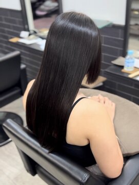 デューヘアー(due hair) レイヤーカット　髪質改善　縮毛矯正　トリートメント　韓国