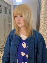 アンドスタイル(&style)&nbsp;ブロンドヘア×レイヤーカット