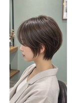 オンスター(ONSTAR) 前下がりボブ小顔カット20代30代40代韓国風ショートアッシュ