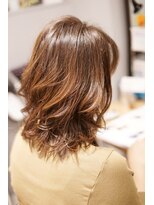 ミッシェル アフロート(michelle afloat)&nbsp;目黒品川新宿20代30代40代50代小顔ひし形外ハネミディアムボブ