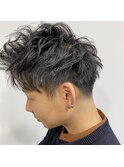 【SATOSHI】刈り上げマッシュ×クリームパーマ