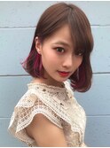 ワンカールボブ×インナーピンク