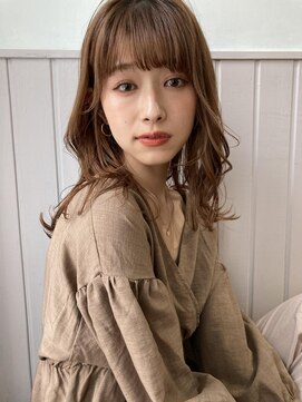 ネオリーブ クーロ(Neolive curro) 20.30.40代◎小顔前髪＊似合わせレイヤーミディアム.