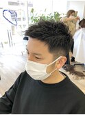 かき上げヘア ニュアンスマッシュ サイドパート 韓国マッシュ