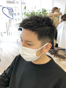 ヘッズ 本八幡店(HEADS) かき上げヘア ニュアンスマッシュ サイドパート 韓国マッシュ