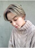 ハイトーンハンサムショートカット