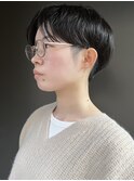 【morio池袋】綺麗でかっこいい黒髪ショート♪