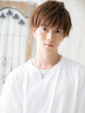 グルーミングサロン バーバー キャッスル 北浦和西口(Grooming salon Barber Castle) 西海岸風ハイトーンカラーの無造作ショートP