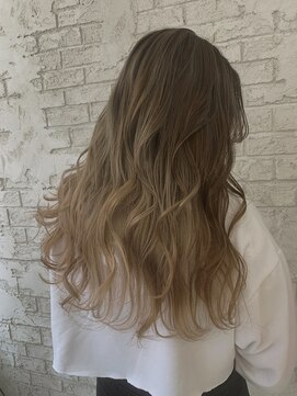 プライズ 池袋店(prize) ベージュケア白髪ぼかしハイライト