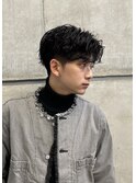 刈り上げスパイラルセンターパート