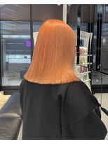 キーン 吉祥寺店(keen)&nbsp;《keen×オオキタ》シャーベットオレンジ×切りっぱなしロブ