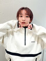 メモリーズ 銀座(Memories)&nbsp;前髪パーマ/ピンクショート/耳掛けショート