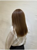 ブリーチなしベージュカラー
