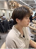 中川　前髪カット顔まわり似合わせ外ハネくびれレイヤーミディ