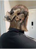 タイト×リボンアレンジ