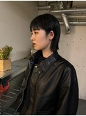 タイトボブ/ワイドバング/就活ヘア