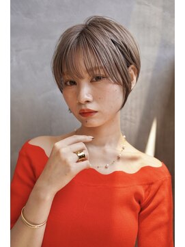 ナンバー 六本松(Number) 大人可愛い20代30代40代丸みショートボブ/前髪カット/韓国