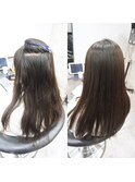 縮毛矯正/髪質改善/シルキーストレート/艶カラー