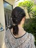 お呼ばれヘアアレンジ　￥4,400～