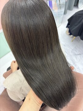 ガーランド(Girland) 【girland】オリーブグレージュ 韓国風/レイヤーカット