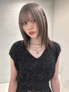 ペレ 梅田(PELE) 前髪/アンブレラカラー/こなれミディ/イメチェン/ウェーブパーマ