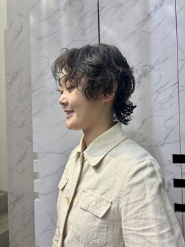 クリアーオブヘアー 一社店(clear OF HAIR) くしゃっとウルフパーマ