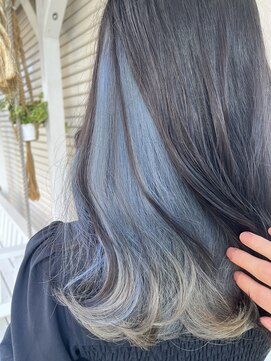 アンカーバイナチュラル(anchor by natural) "インナーカラー"インナーブルー".