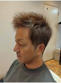 ツーブロックショート