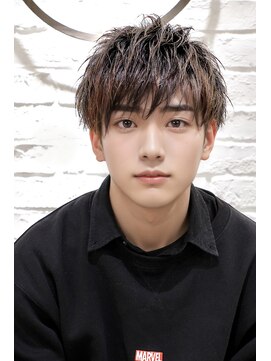 アース 錦糸町店(HAIR&MAKE EARTH) 10代20代韓流☆ツイストパーマショートマッシュアッシュブラウン